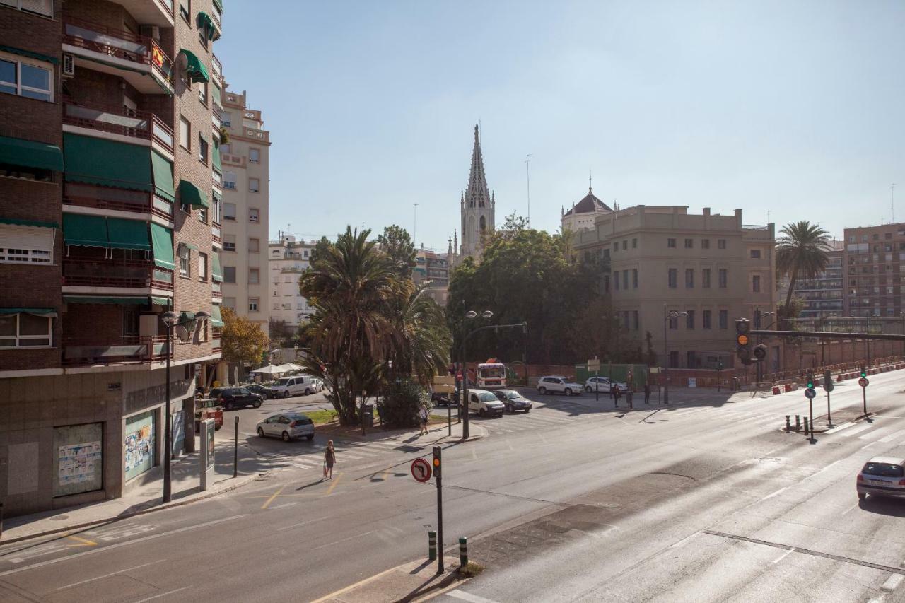 Jardines Del Turia - Espacioso Apartamento Appartement Valencia Buitenkant foto