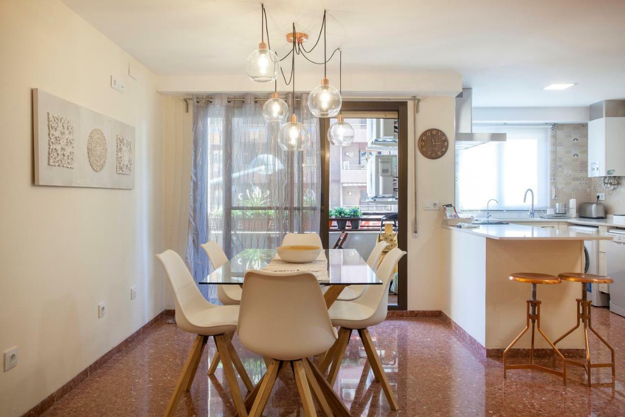Jardines Del Turia - Espacioso Apartamento Appartement Valencia Buitenkant foto