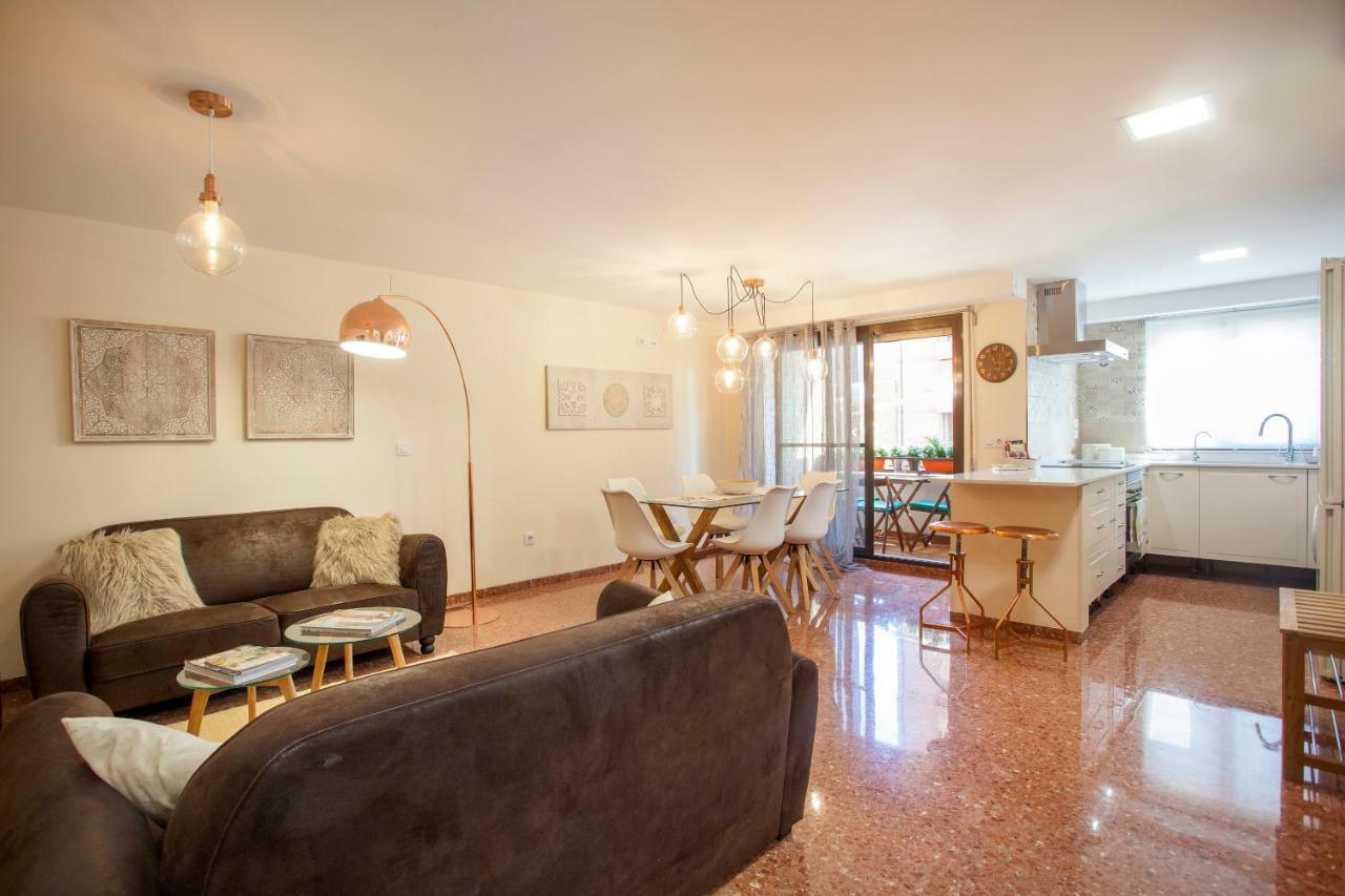 Jardines Del Turia - Espacioso Apartamento Appartement Valencia Buitenkant foto